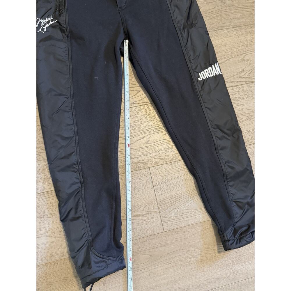 NWT Nike Air Jordan Fight MVP Joggers Fleece Sweat Pants Men’s S Black - Picture 11 of 15